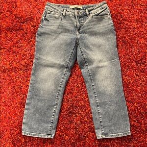 Denver Hayes Woman’s Classic Capri Blue Jeans